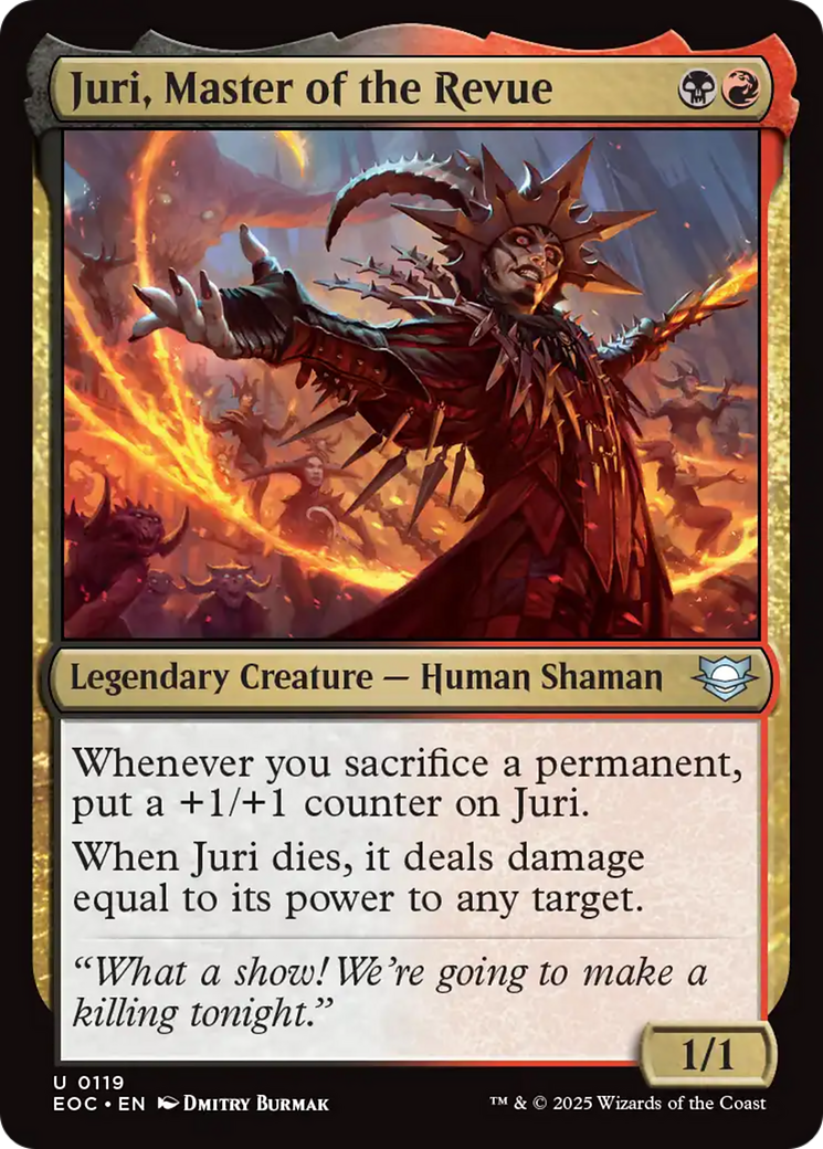 Juri, Master of the Revue [Edge of Eternities Commander] | Tabernacle Games