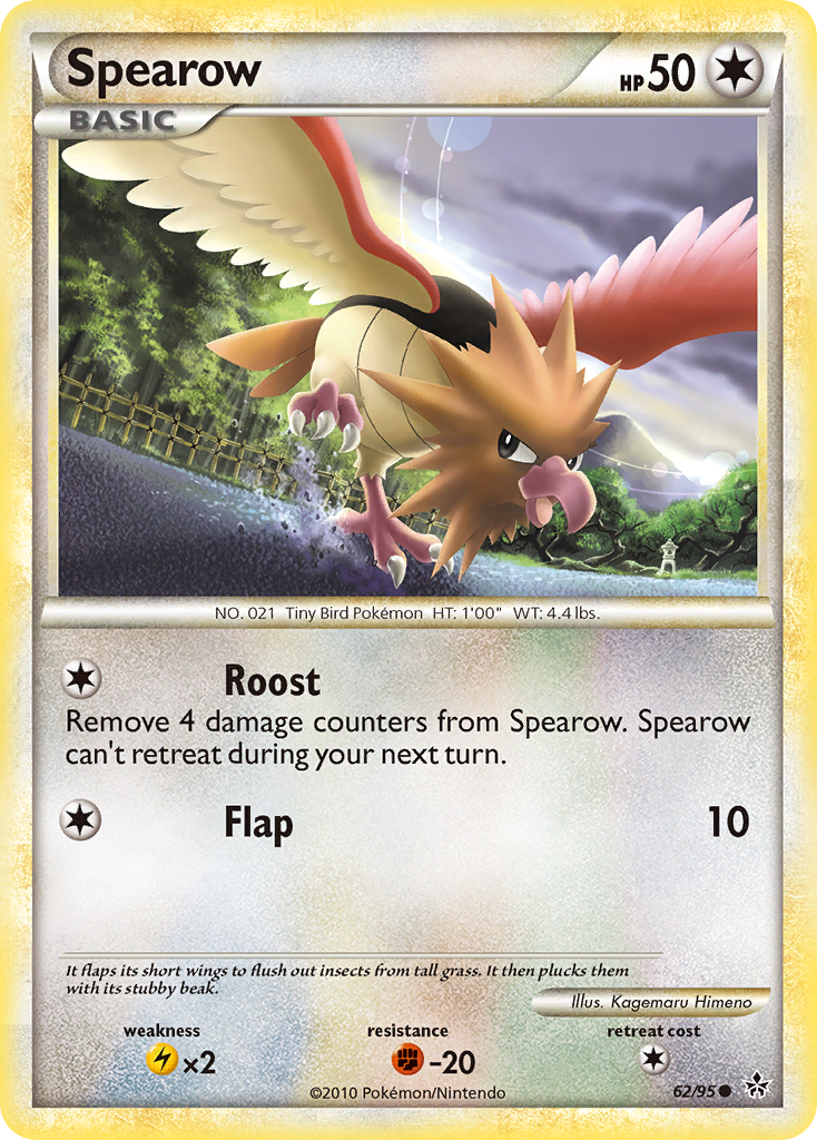 Spearow (62/95) [HeartGold & SoulSilver: Unleashed] | Tabernacle Games