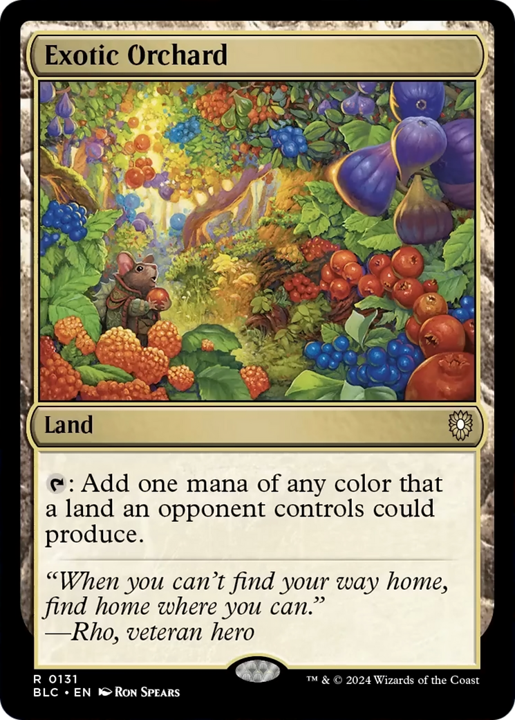 Exotic Orchard [Bloomburrow Commander] | Tabernacle Games