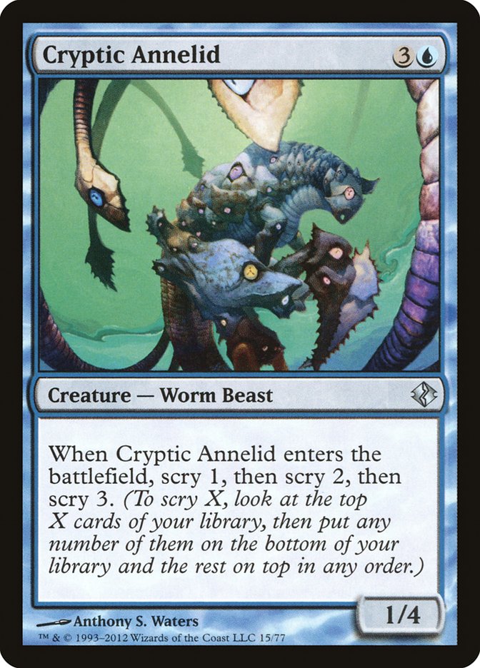 Cryptic Annelid [Duel Decks: Venser vs. Koth] | Tabernacle Games