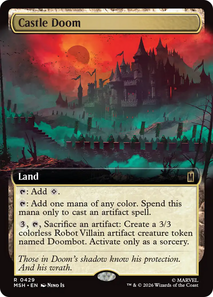 Castle Doom (Extended Art) [Marvel Super Heroes] | Tabernacle Games