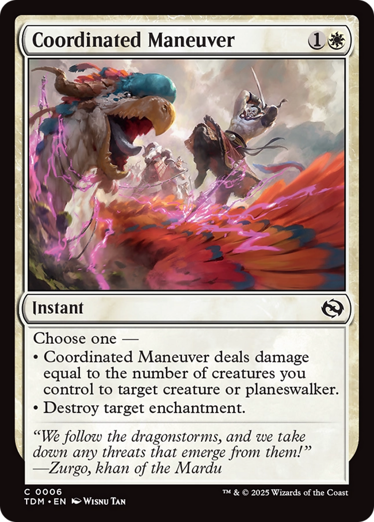 Coordinated Maneuver [Tarkir: Dragonstorm] | Tabernacle Games