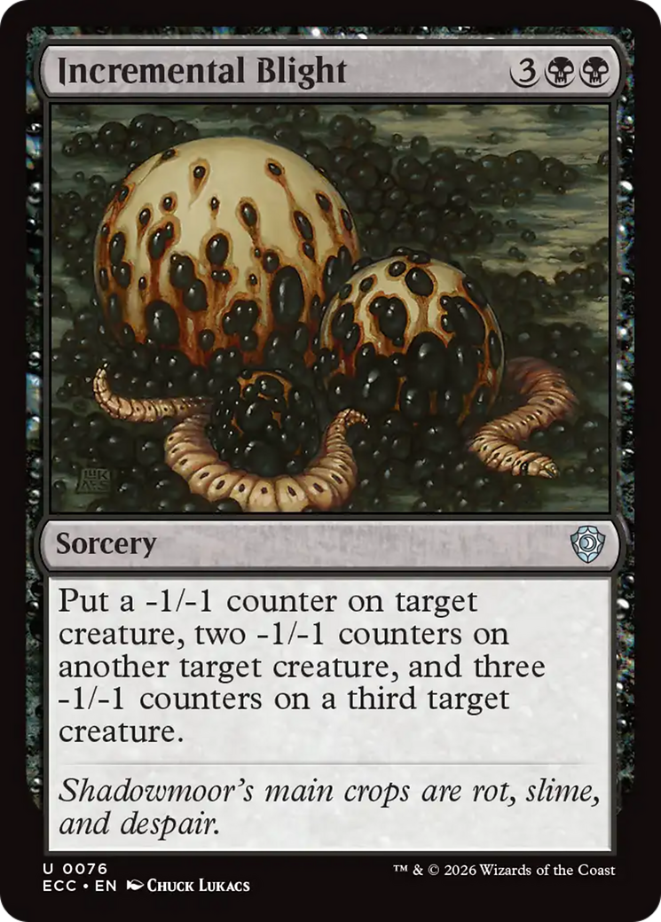 Incremental Blight [Lorwyn Eclipsed Commander] | Tabernacle Games