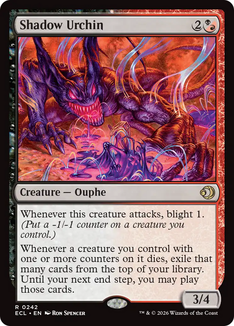 Shadow Urchin [Lorwyn Eclipsed] | Tabernacle Games