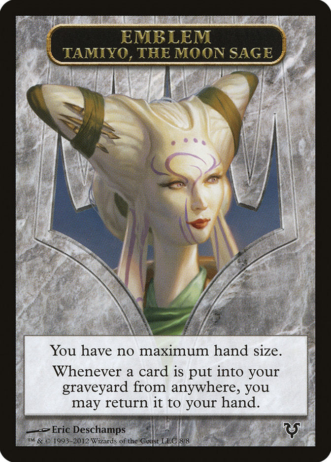 Tamiyo, the Moon Sage Emblem [Avacyn Restored Tokens] | Tabernacle Games