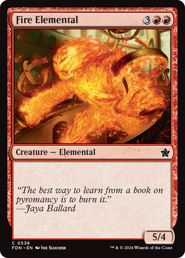 Fire Elemental [Foundations] | Tabernacle Games