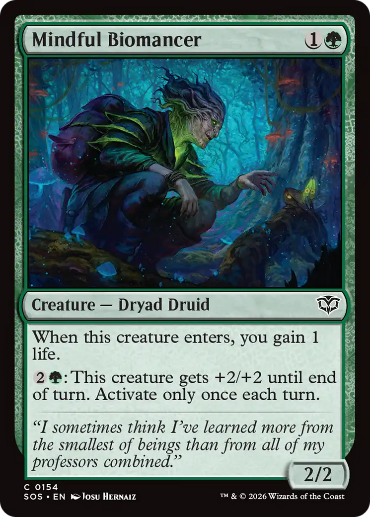 Mindful Biomancer [Secrets of Strixhaven] | Tabernacle Games