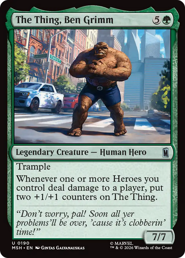 The Thing, Ben Grimm [Marvel Super Heroes] | Tabernacle Games