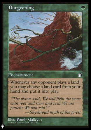 Burgeoning [The List] | Tabernacle Games