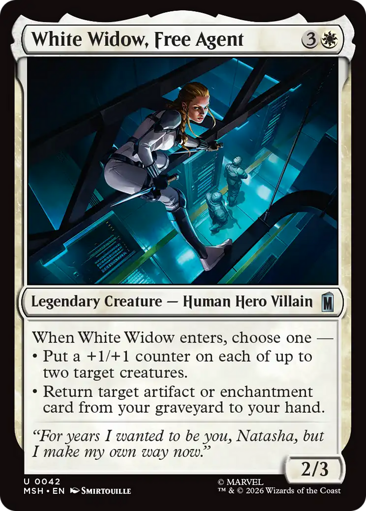 White Widow, Free Agent [Marvel Super Heroes] | Tabernacle Games