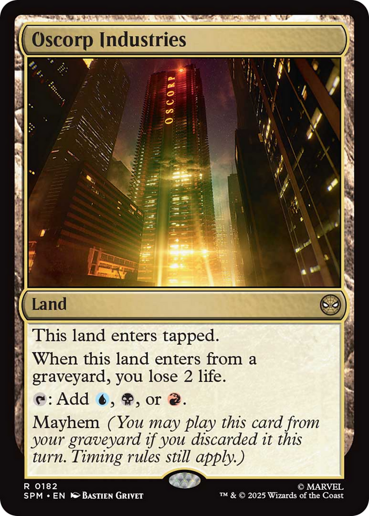 Oscorp Industries [Marvel's Spider-Man] | Tabernacle Games