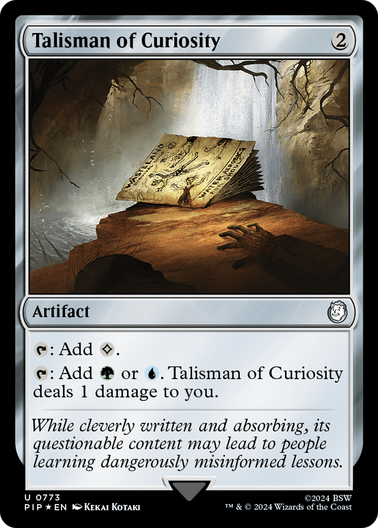 Talisman of Curiosity (Surge Foil) [Fallout] | Tabernacle Games