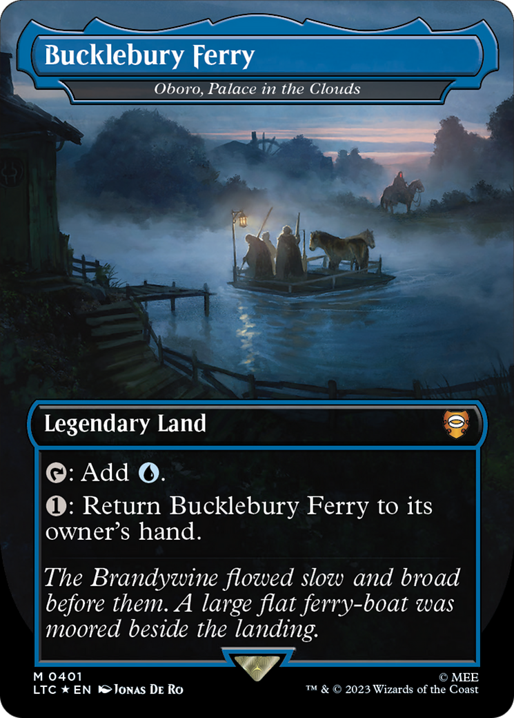 Bucklebury Ferry - Oboro, Palace in the Clouds (Surge Foil Realms and Relics) [The Lord of the Rings: Tales of Middle-Earth Commander] | Tabernacle Games