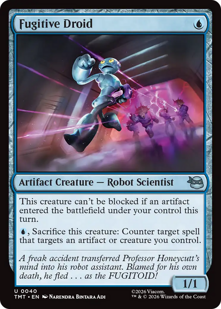 Fugitive Droid [Teenage Mutant Ninja Turtles] | Tabernacle Games