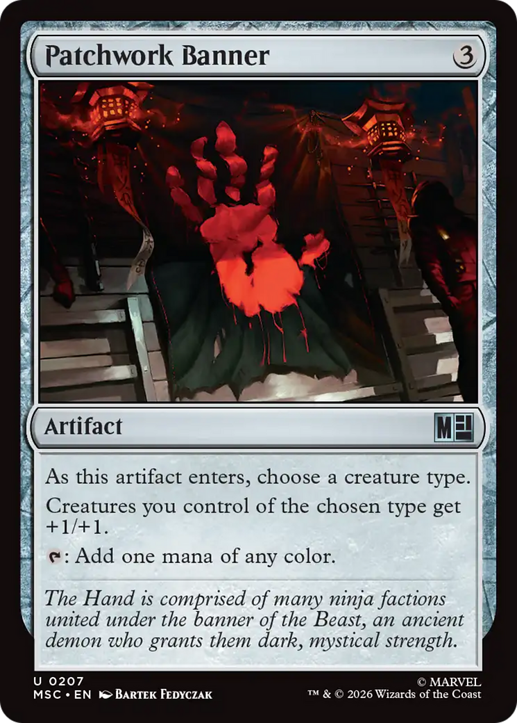 Patchwork Banner [Marvel Super Heroes Commander] | Tabernacle Games