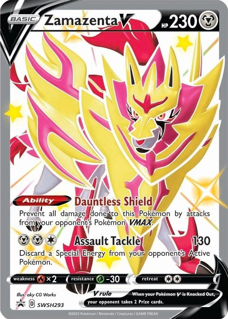 Zamazenta V (SWSH293) [Sword & Shield: Black Star Promos] | Tabernacle Games