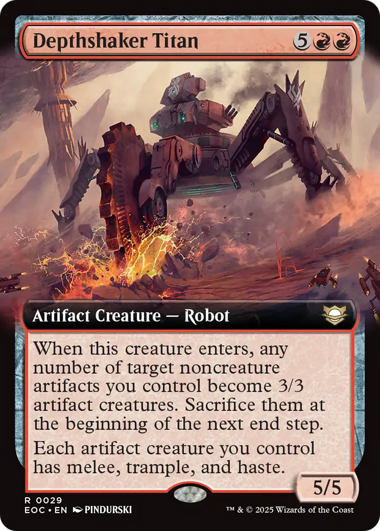 Depthshaker Titan (Extended Art) [Edge of Eternities Commander] | Tabernacle Games