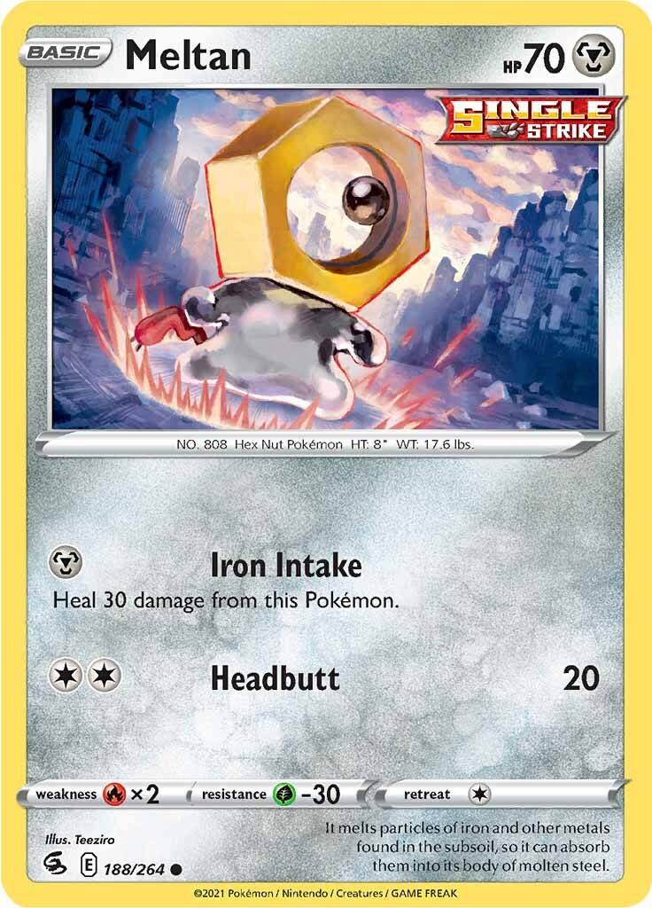 Meltan (188/264) [Sword & Shield: Fusion Strike] | Tabernacle Games