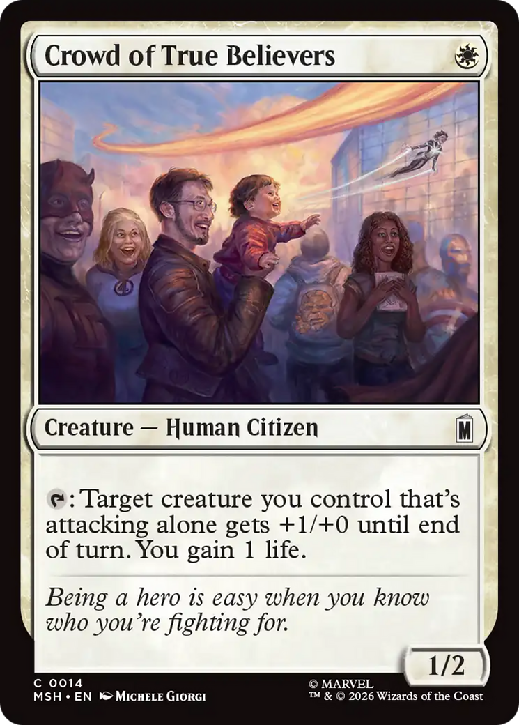 Crowd of True Believers [Marvel Super Heroes] | Tabernacle Games