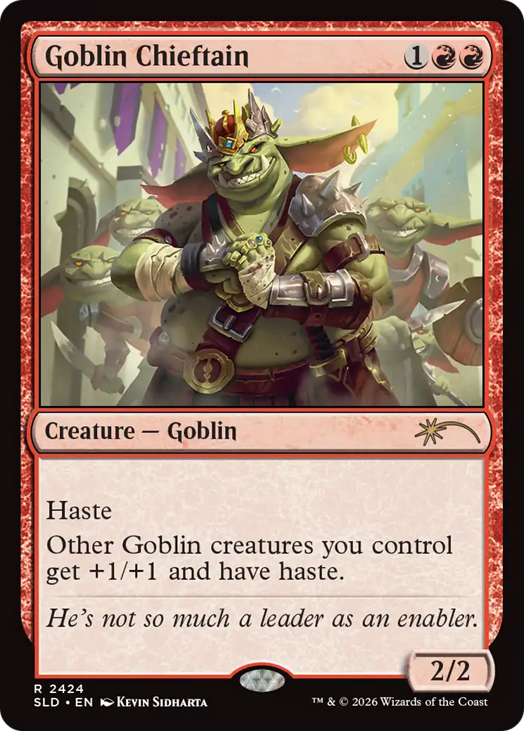 Goblin Chieftain (2424) [Secret Lair Drop Series] | Tabernacle Games