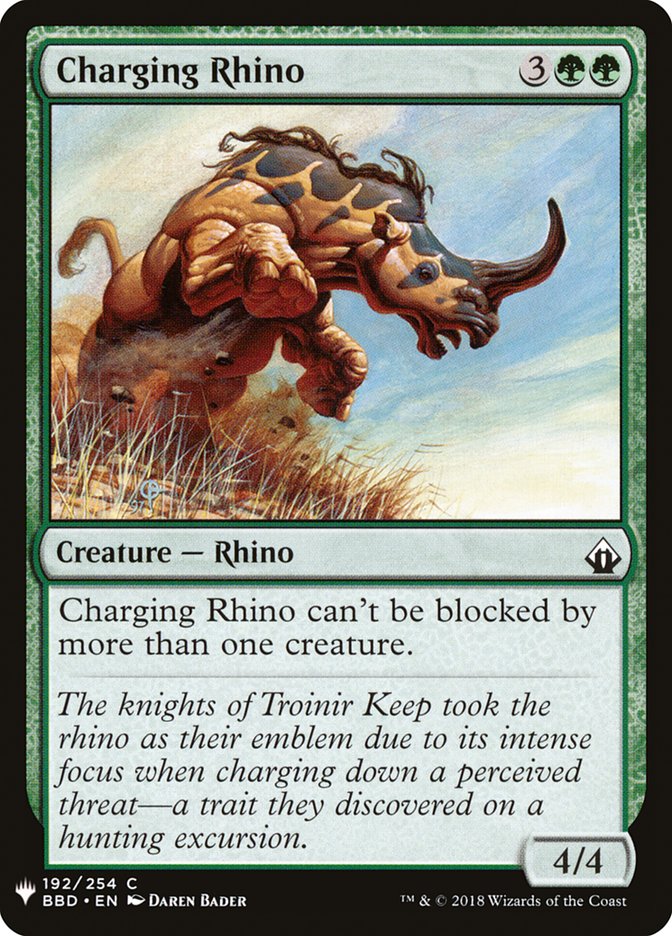 Charging Rhino [Mystery Booster] | Tabernacle Games