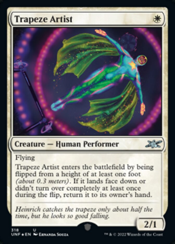 Trapeze Artist (Galaxy Foil) [Unfinity] | Tabernacle Games