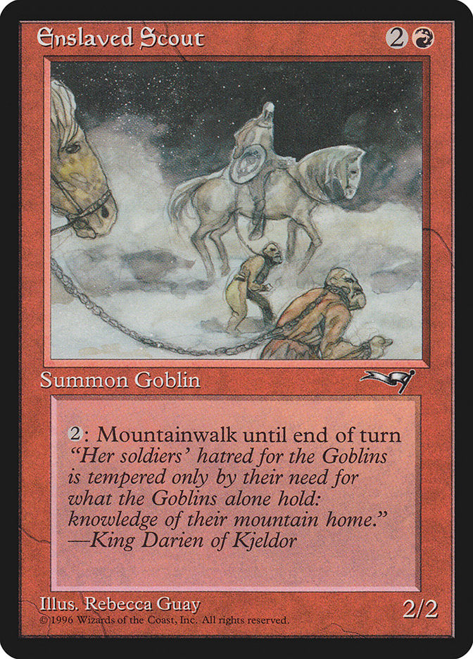 Enslaved Scout (Horse Art) [Alliances] | Tabernacle Games