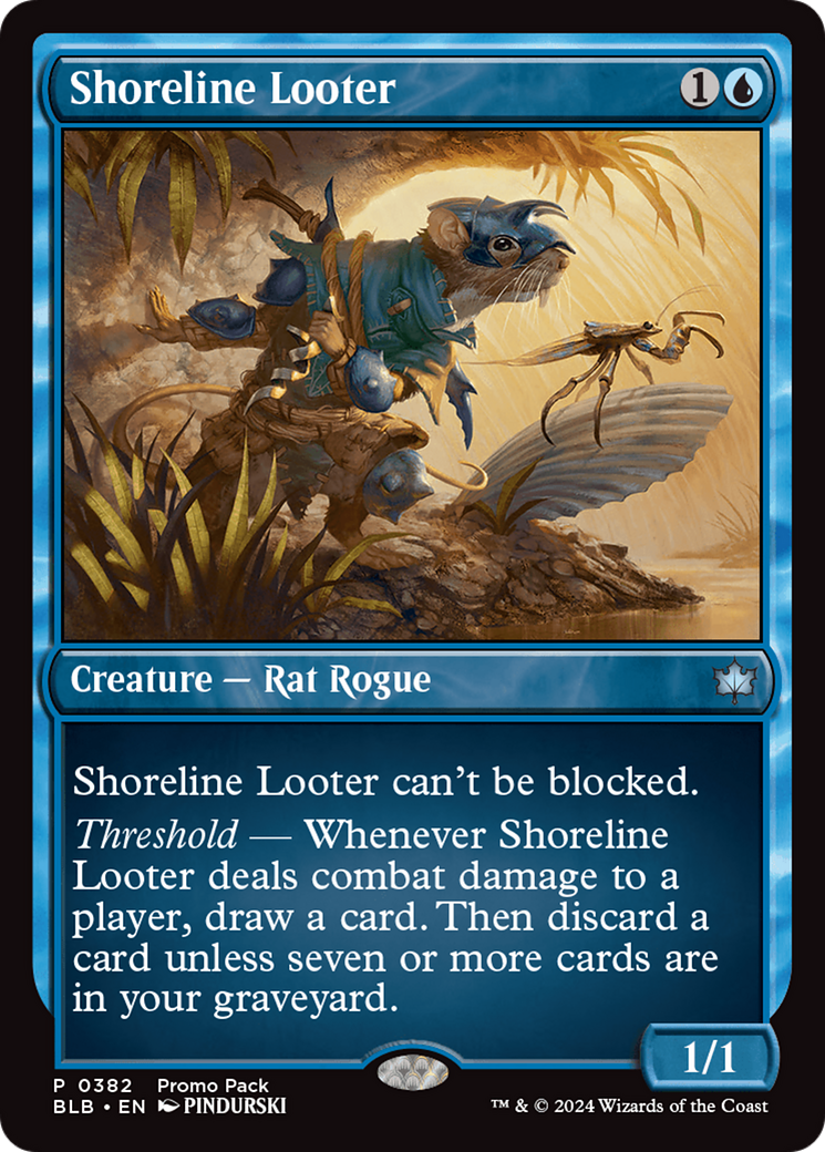 Shoreline Looter [Bloomburrow Promos] | Tabernacle Games