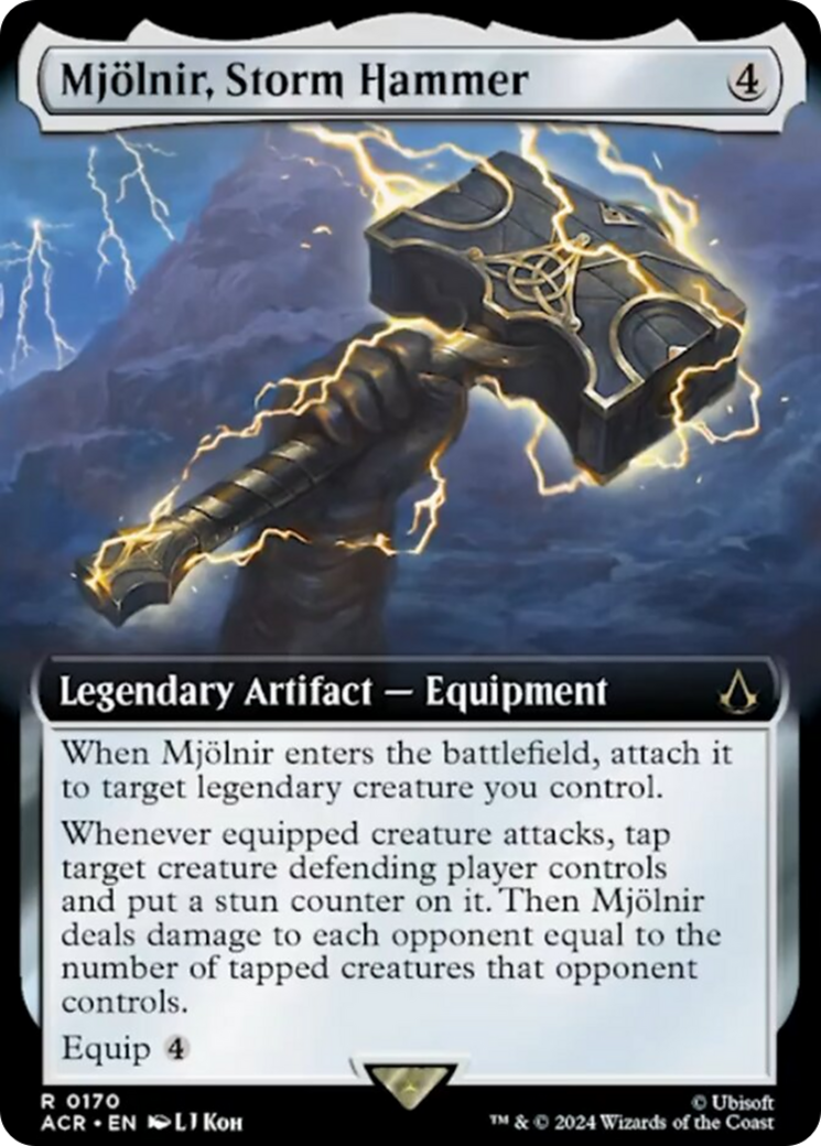 Mjolnir, Storm Hammer (Extended Art) [Assassin's Creed] | Tabernacle Games