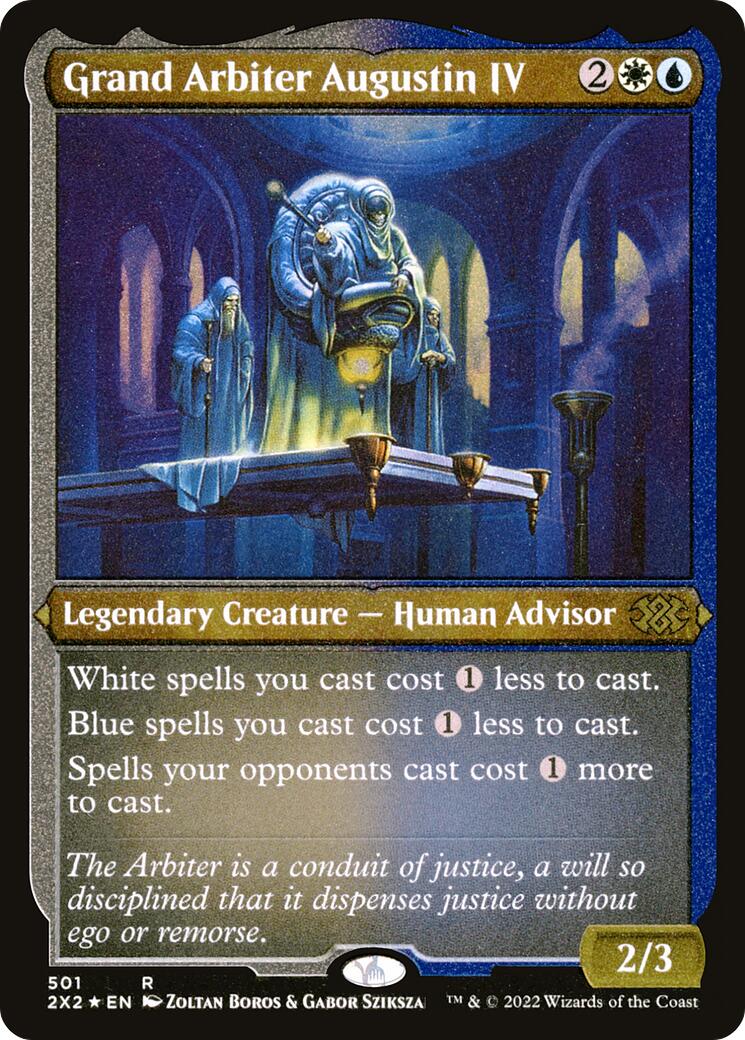Grand Arbiter Augustin IV (Foil Etched) [Double Masters 2022] | Tabernacle Games