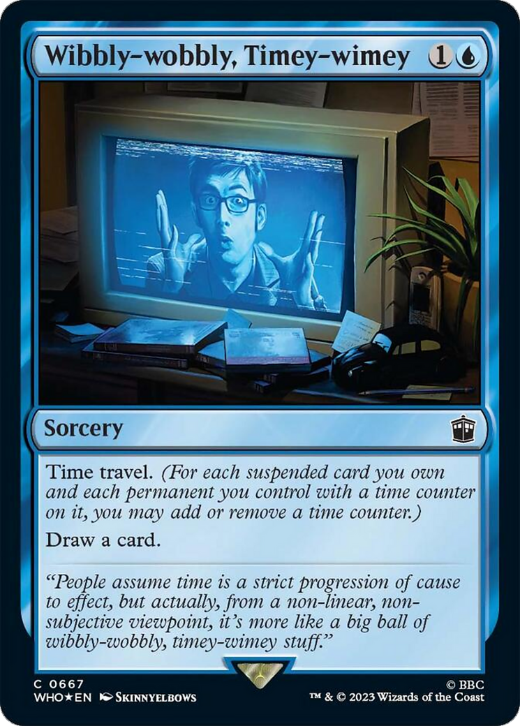Wibbly-wobbly, Timey-wimey (Surge Foil) [Doctor Who] | Tabernacle Games