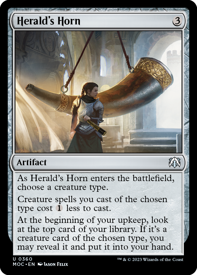 Herald's Horn [March of the Machine Commander] | Tabernacle Games