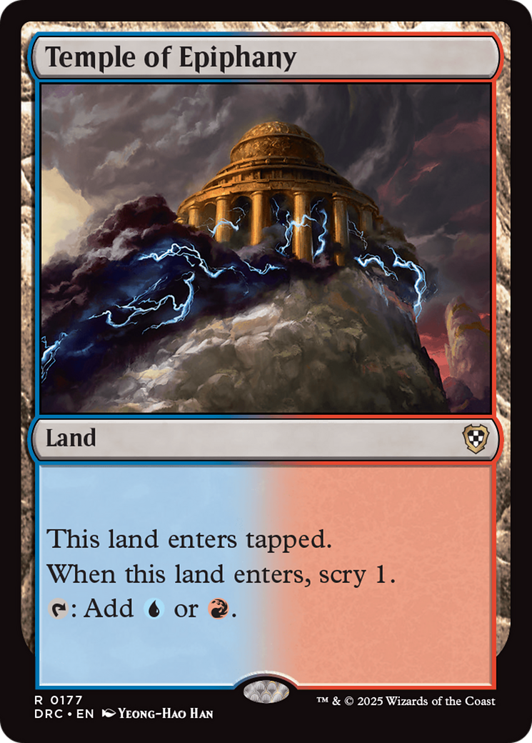 Temple of Epiphany [Aetherdrift Commander] | Tabernacle Games