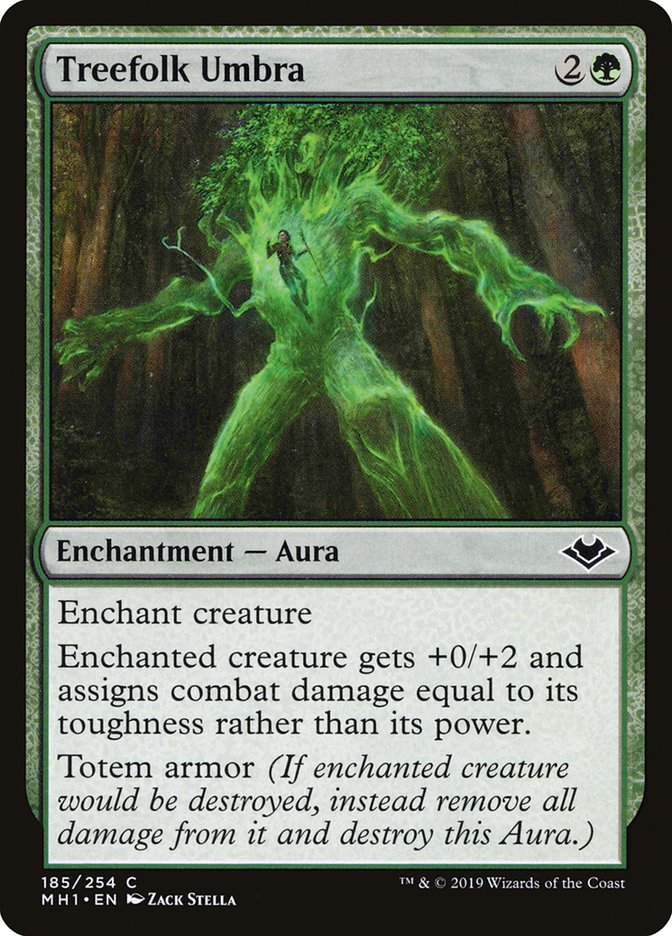 Treefolk Umbra [Modern Horizons] | Tabernacle Games