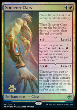 Sorcerer Class [Dungeons & Dragons: Adventures in the Forgotten Realms Prerelease Promos] | Tabernacle Games