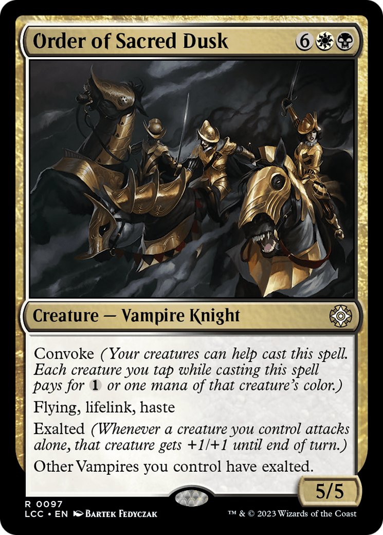 Order of Sacred Dusk [The Lost Caverns of Ixalan Commander] | Tabernacle Games
