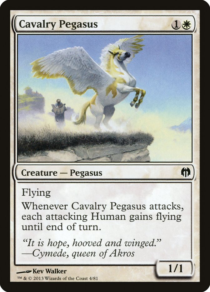 Cavalry Pegasus [Duel Decks: Heroes vs. Monsters] | Tabernacle Games