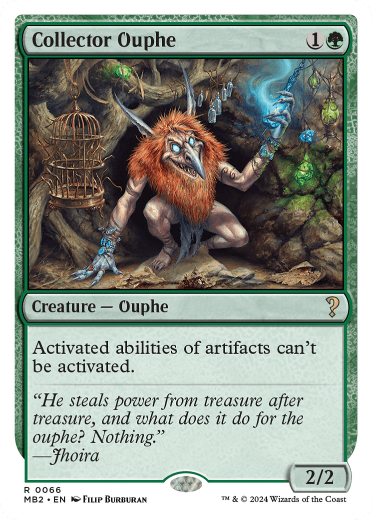 Collector Ouphe (White Border) [Mystery Booster 2] | Tabernacle Games