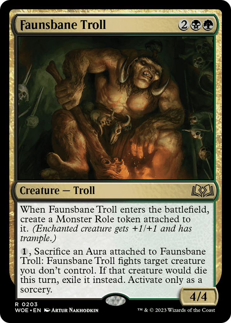 Faunsbane Troll [Wilds of Eldraine] | Tabernacle Games