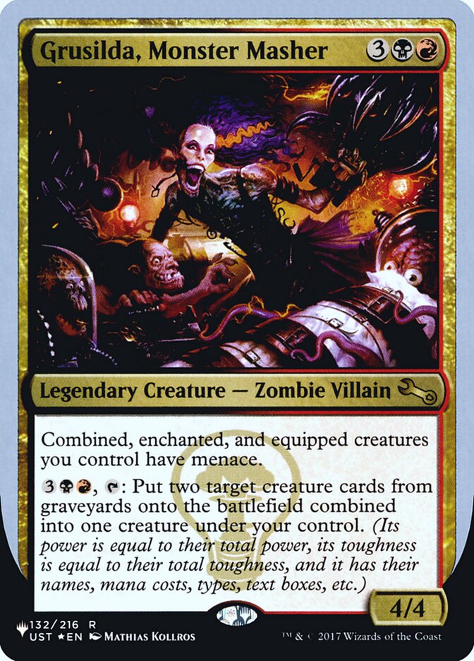Grusilda, Monster Masher (Unfinity Foil Edition) [The List] | Tabernacle Games