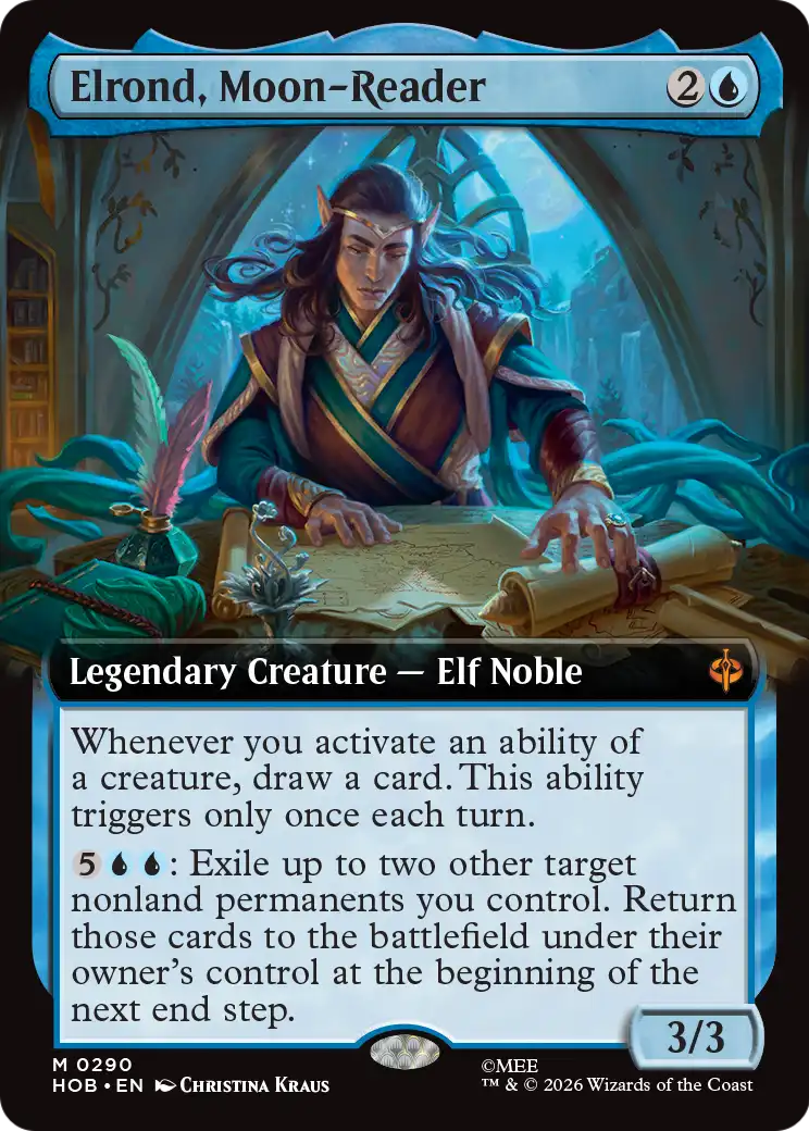 Elrond, Moon-Reader (Extended Art) [The Hobbit] | Tabernacle Games