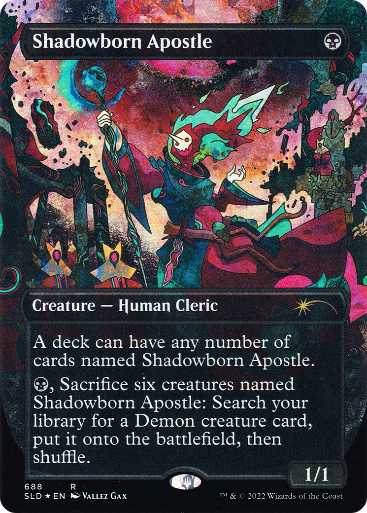 Shadowborn Apostle (688) (Borderless) [Secret Lair Drop Promos] | Tabernacle Games