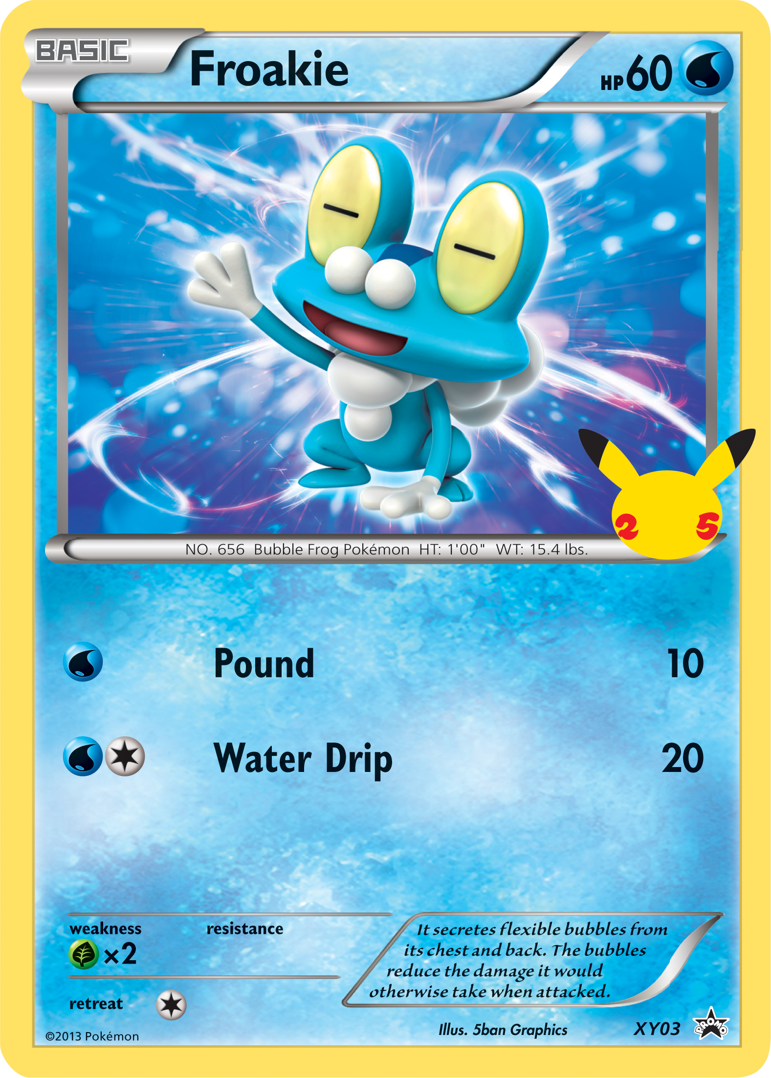 Froakie (XY03) (Jumbo Card) [First Partner Pack] | Tabernacle Games