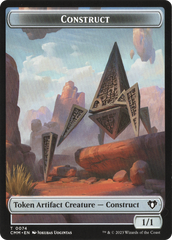 Thopter // Construct (0074) Double-Sided Token [Commander Masters Tokens] | Tabernacle Games