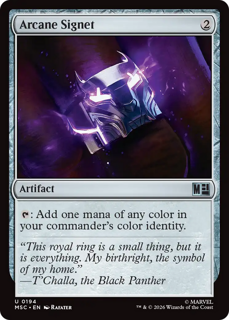 Arcane Signet (0194) [Marvel Super Heroes Commander] | Tabernacle Games