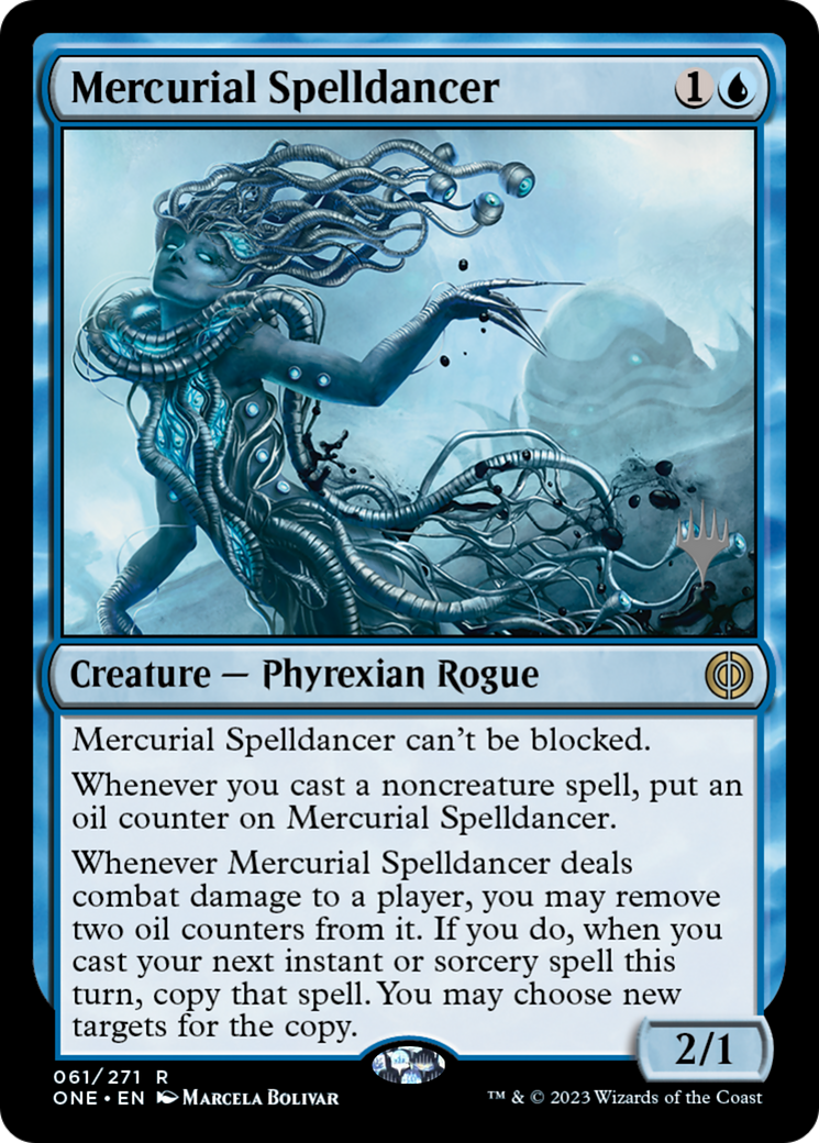 Mercurial Spelldancer (Promo Pack) [Phyrexia: All Will Be One Promos] | Tabernacle Games