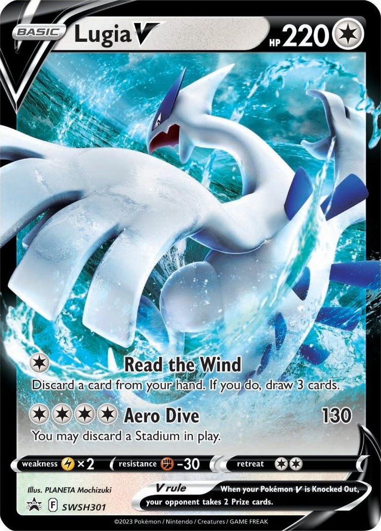 Lugia V (SWSH301) (Jumbo Card) [Sword & Shield: Black Star Promos] | Tabernacle Games