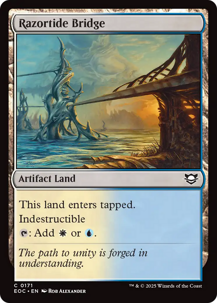Razortide Bridge [Edge of Eternities Commander] | Tabernacle Games