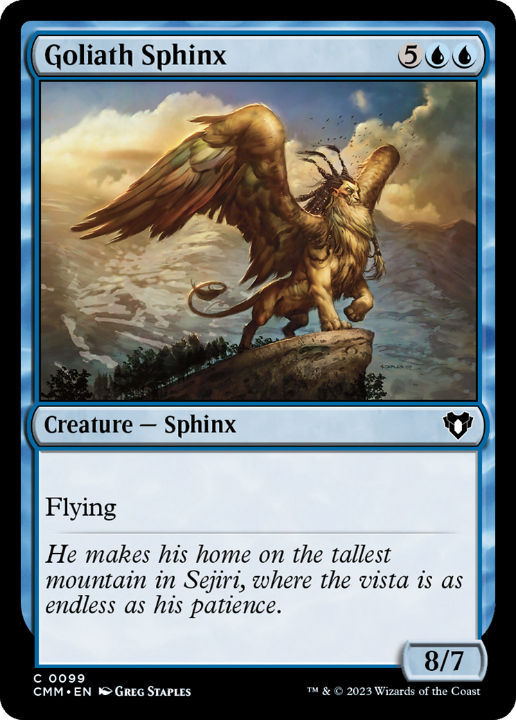 Goliath Sphinx [Commander Masters] | Tabernacle Games