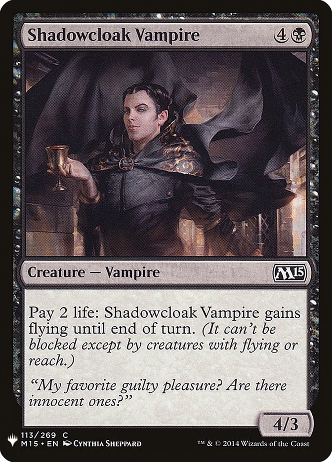 Shadowcloak Vampire [Mystery Booster] | Tabernacle Games